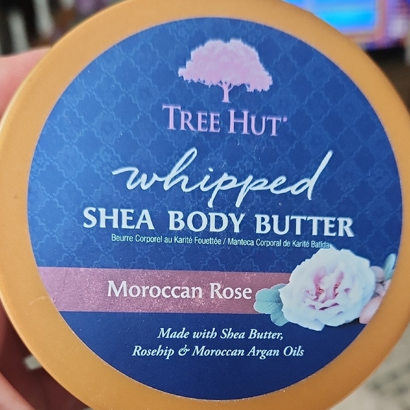 Whipped Shea Body Butter with Rosehip and Argan Oils - Pink and Orange - Picture 2 of 2